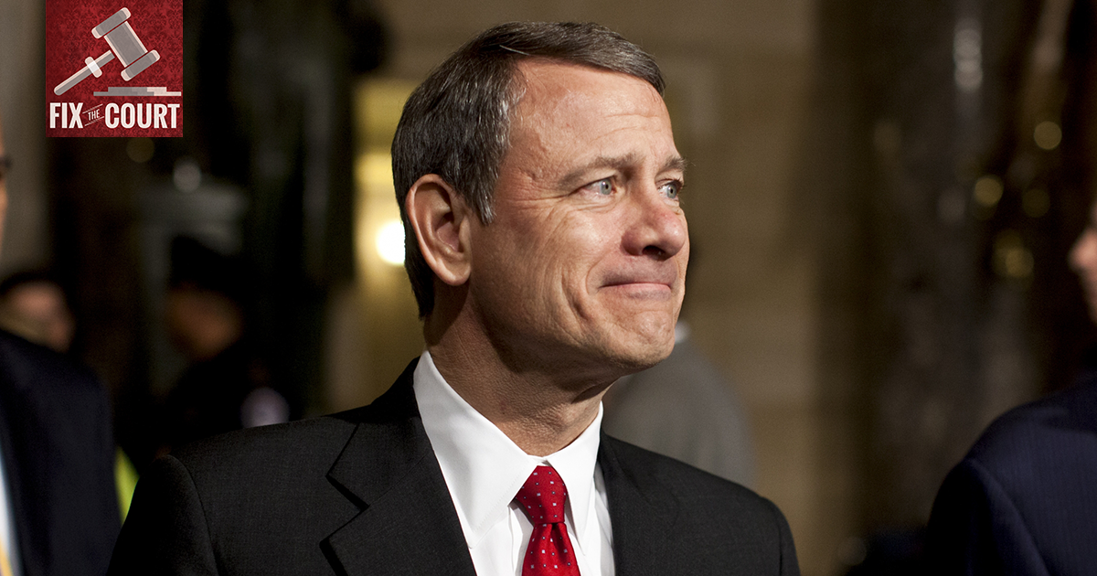 Fix the Court Statement Ahead of Chief Justice Roberts' Year-End
